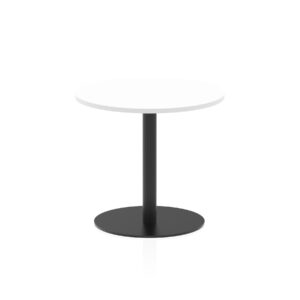 Italia Round Poseur Table Black Leg - Image 15
