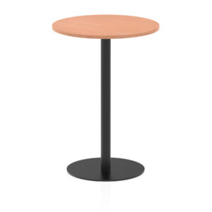 Italia Round Poseur Table Black Leg - Image 19