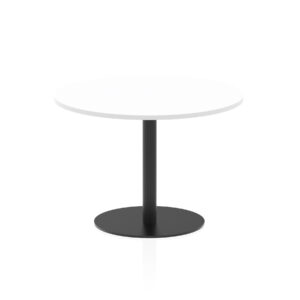 Italia Round Poseur Table Black Leg - Image 27