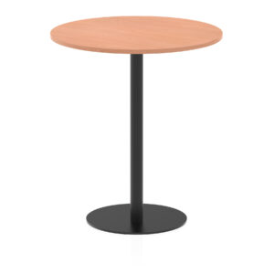 Italia Round Poseur Table Black Leg - Image 31