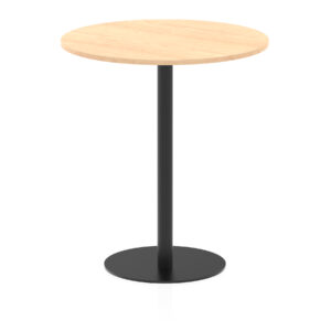 Italia Round Poseur Table Black Leg - Image 34