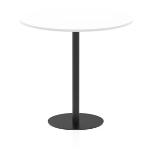 Italia Round Poseur Table Black Leg - Image 45