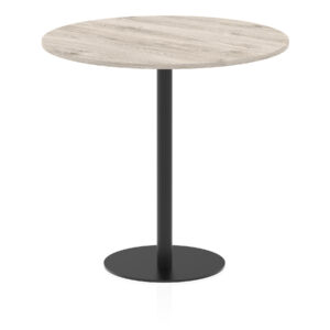 Italia Round Poseur Table Black Leg - Image 48