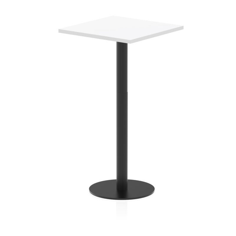 Italia Square Poseur Table Black Leg - Image 9