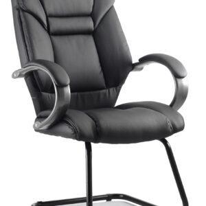 Galloway High Back Cantilever Visitor Chair with Arms - Image 3