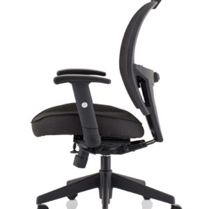 Denver High Mesh Back Black Task Operator Office Chair with Arms - Image 12