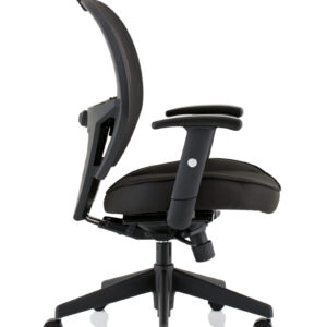 Denver High Mesh Back Black Task Operator Office Chair with Arms - Image 16