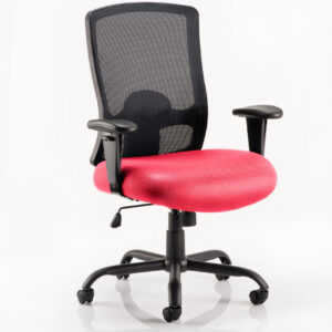 Portland HD High Back Heavy Duty Task Operator Office Chair with Arms - Image 9