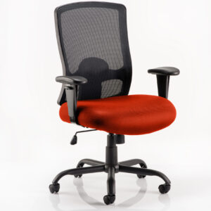 Portland HD High Back Heavy Duty Task Operator Office Chair with Arms - Image 12