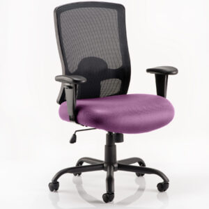 Portland HD High Back Heavy Duty Task Operator Office Chair with Arms - Image 16