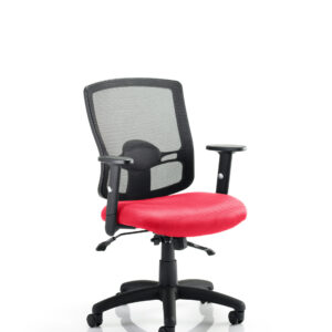 Portland II Medium Mesh Back Task Operator Office Chair with Arms - Image 9