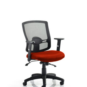 Portland II Medium Mesh Back Task Operator Office Chair with Arms - Image 12
