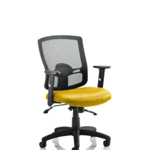 Portland II Medium Mesh Back Task Operator Office Chair with Arms - Image 13