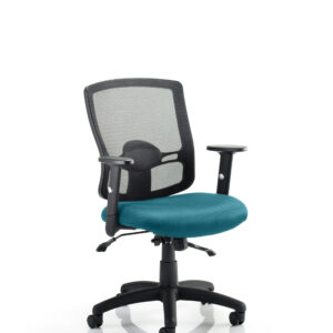 Portland II Medium Mesh Back Task Operator Office Chair with Arms - Image 15