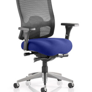 Regent High Mesh Back Ergonomic Task Operator Office Chair with Arms - Image 11