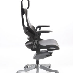 Zure High Back Black Shell Executive Office Chair with Arms - Image 5