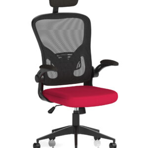 Ace Executive Mesh Chair With Folding Arms - Image 9