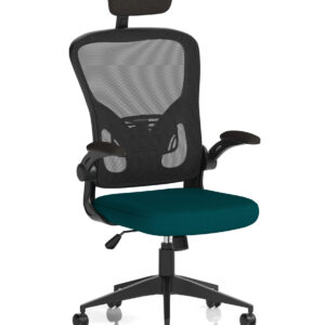 Ace Executive Mesh Chair With Folding Arms - Image 11