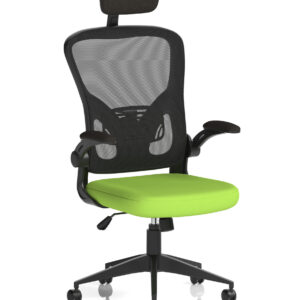 Ace Executive Mesh Chair With Folding Arms - Image 12