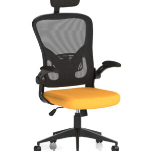 Ace Executive Mesh Chair With Folding Arms - Image 13