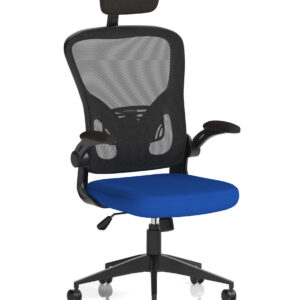 Ace Executive Mesh Chair With Folding Arms - Image 14