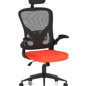 Ace Executive Mesh Chair With Folding Arms - Image 15