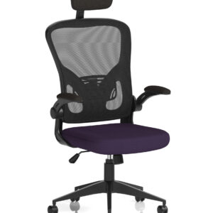 Ace Executive Mesh Chair With Folding Arms - Image 16