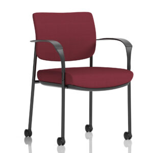Brunswick Deluxe Medium Back Visitor Office Chair with Arms with Castors - Image 18