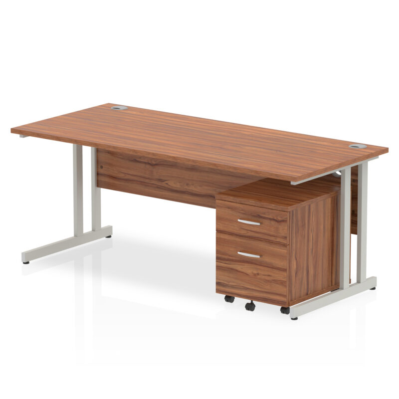 Impulse 1800mm Cantilever Straight Desk With Mobile Pedestal - Image 17