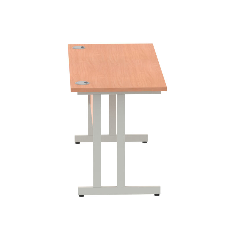 Impulse 1400mm Slimline Desk Cantilever Leg - Image 4