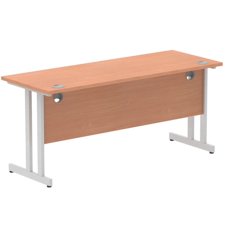 Impulse 1600mm Slimline Desk Cantilever Leg - Image 7