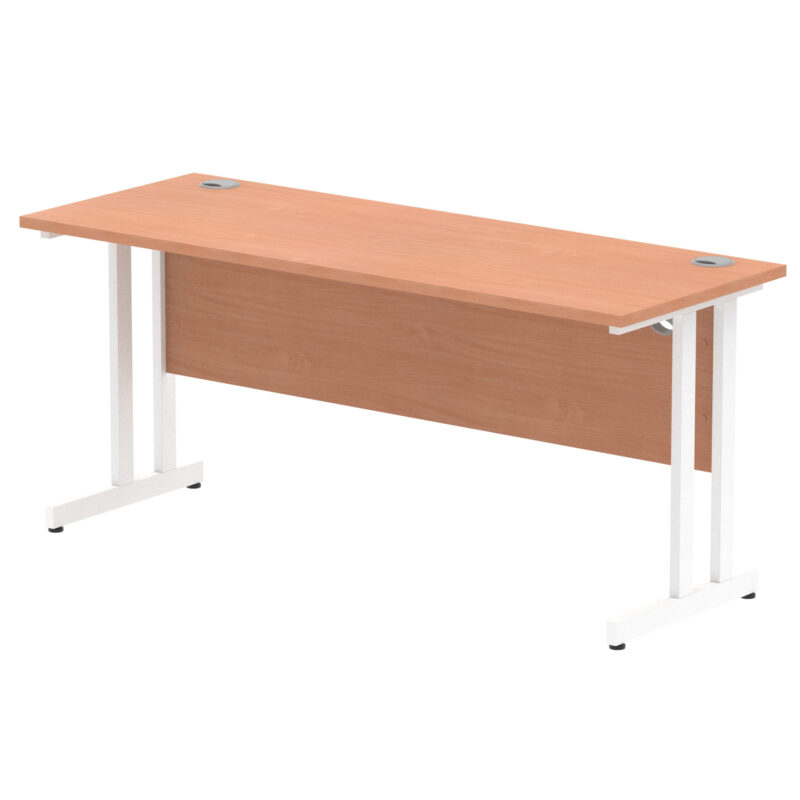 Impulse 1600mm Slimline Desk Cantilever Leg - Image 9