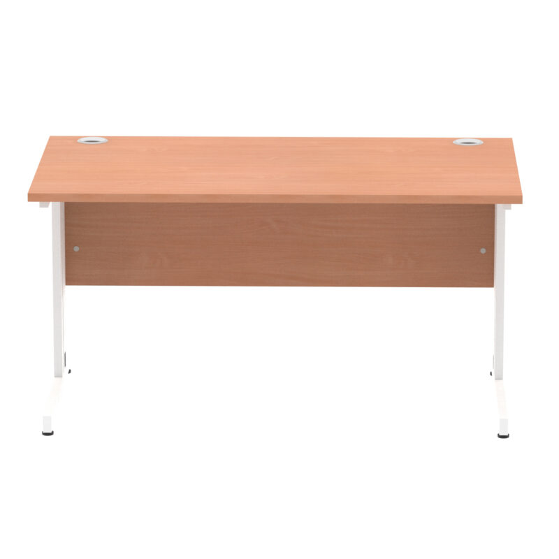 Impulse 1400mm Straight Desk Cable Managed Leg - Image 10