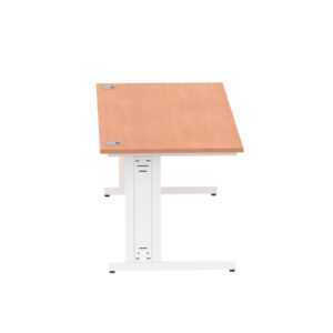 Impulse 1800mm Straight Desk Cable Managed Leg - Image 12