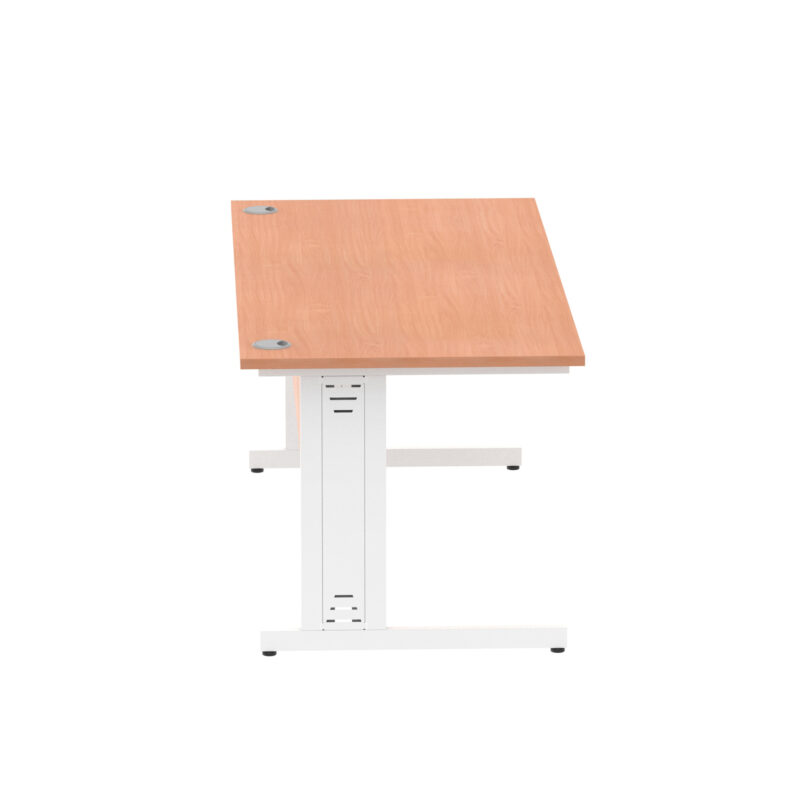 Impulse 1800mm Straight Desk Cable Managed Leg - Image 12