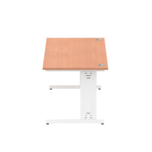 Impulse 1800mm Straight Desk Cable Managed Leg - Image 16
