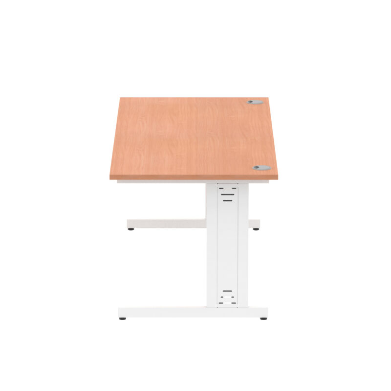 Impulse 1800mm Straight Desk Cable Managed Leg - Image 16