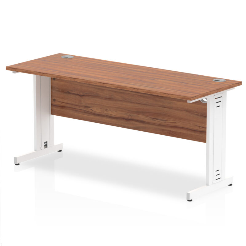 Impulse 1600mm Slimline Desk Cable Managed Leg - Image 10
