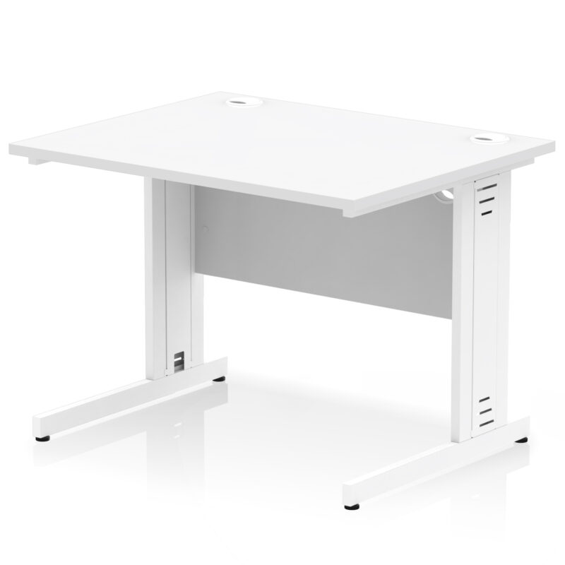 Impulse 1000mm Straight Desk Cable Managed Leg - Image 89