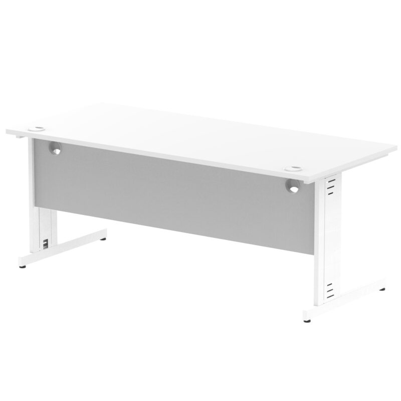 Impulse 1800mm Straight Desk Cable Managed Leg - Image 93