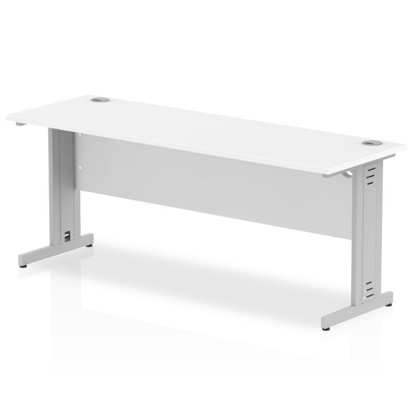 Impulse 1800mm Slimline Desk Cable Managed Leg - Image 11