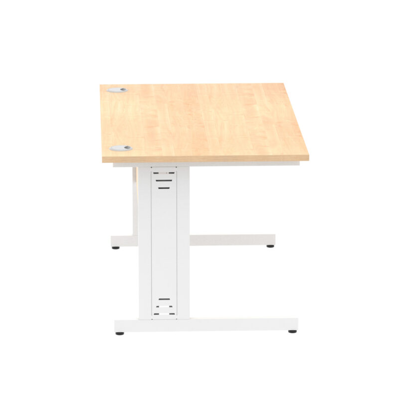 Impulse 1400mm Straight Desk Cable Managed Leg - Image 44