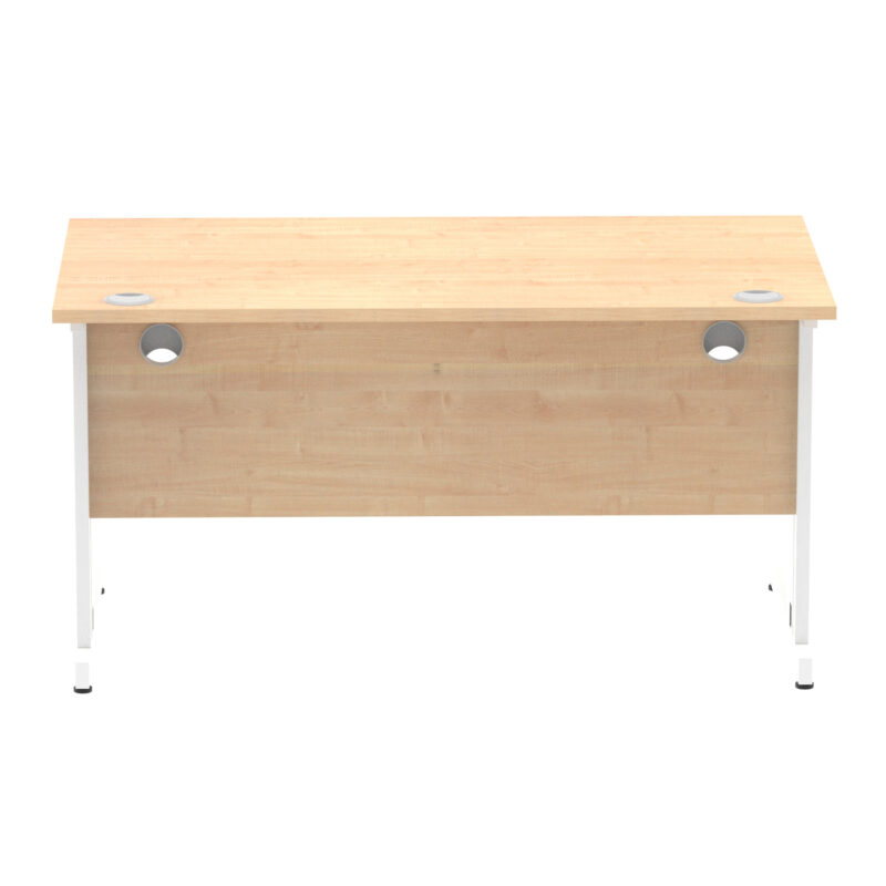 Impulse 1400mm Straight Desk Cable Managed Leg - Image 46