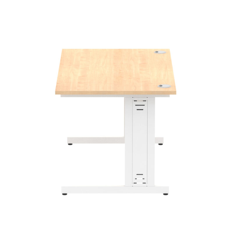 Impulse 1400mm Straight Desk Cable Managed Leg - Image 48