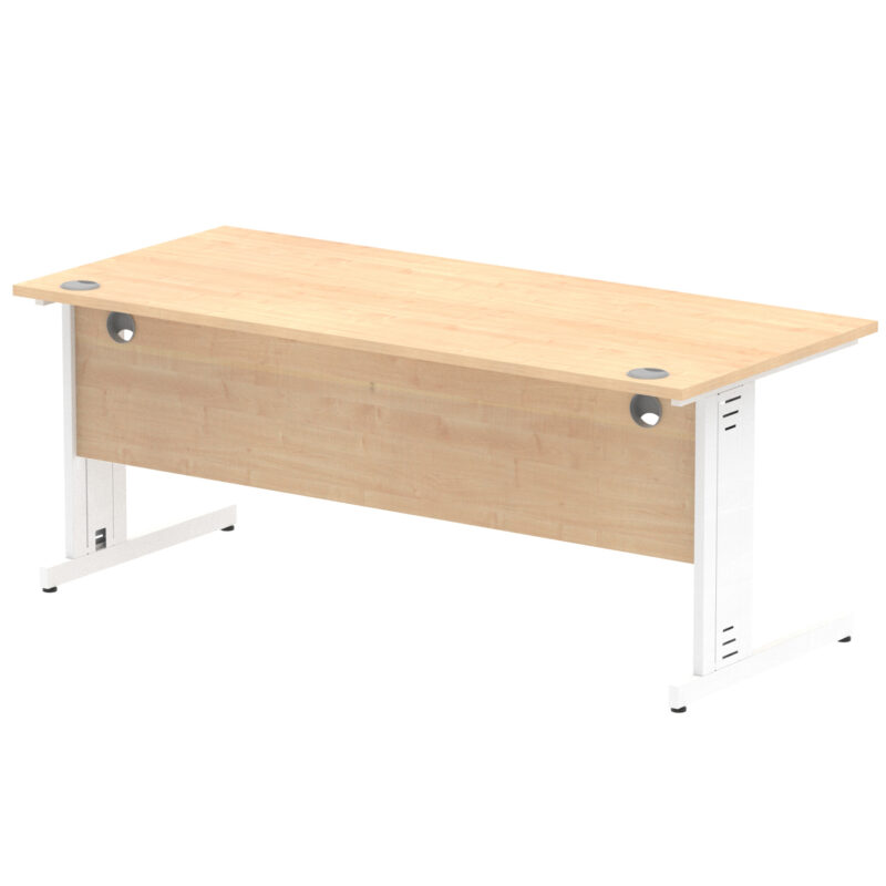Impulse 1800mm Straight Desk Cable Managed Leg - Image 45