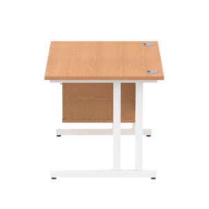Impulse 1200mm Cantilever Straight Desk With Single Fixed Pedestal - Image 37