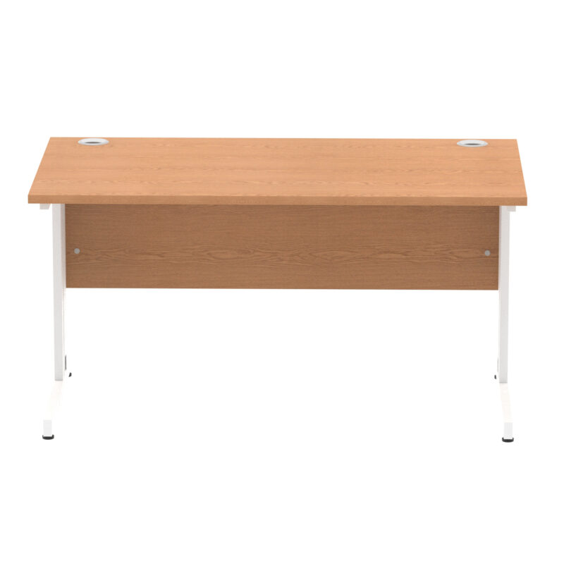 Impulse 1400mm Straight Desk Cable Managed Leg - Image 58