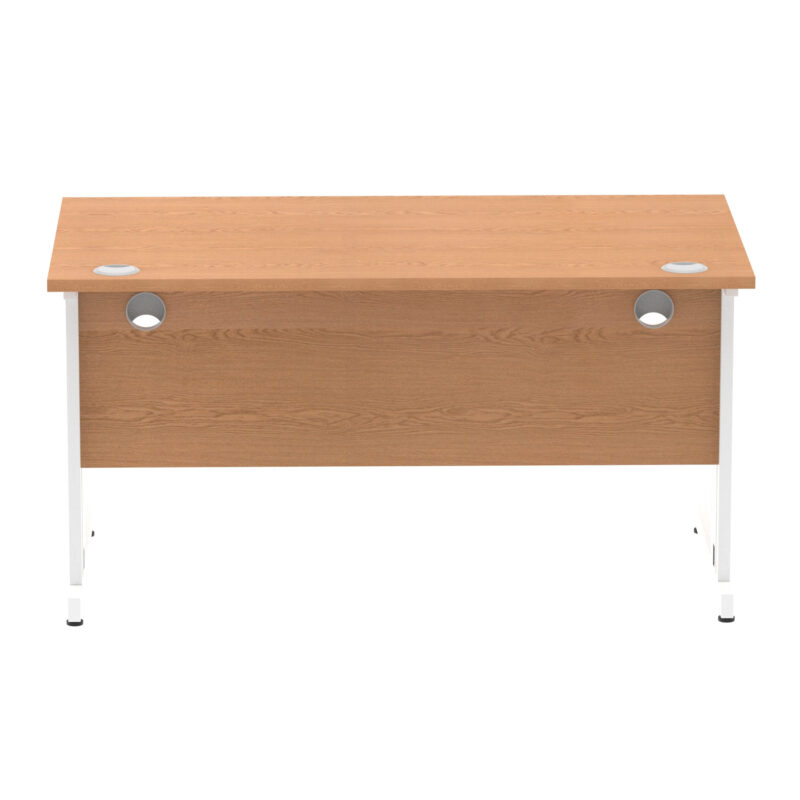 Impulse 1400mm Straight Desk Cable Managed Leg - Image 62