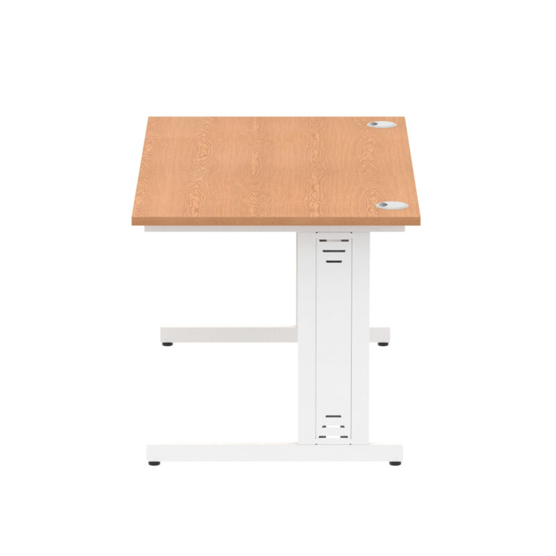Impulse 1400mm Straight Desk Cable Managed Leg - Image 64
