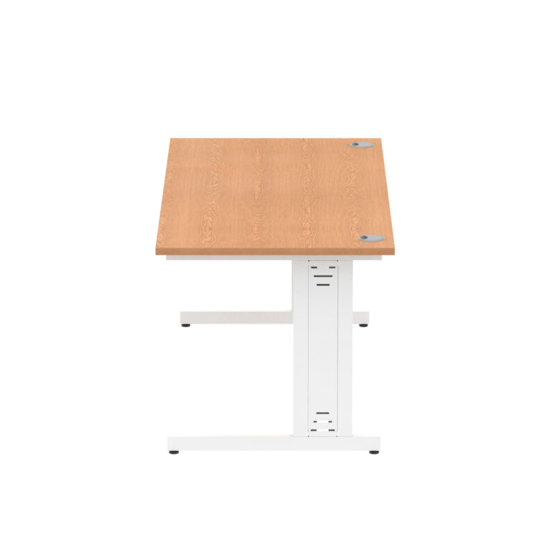 Impulse 1800mm Straight Desk Cable Managed Leg - Image 64